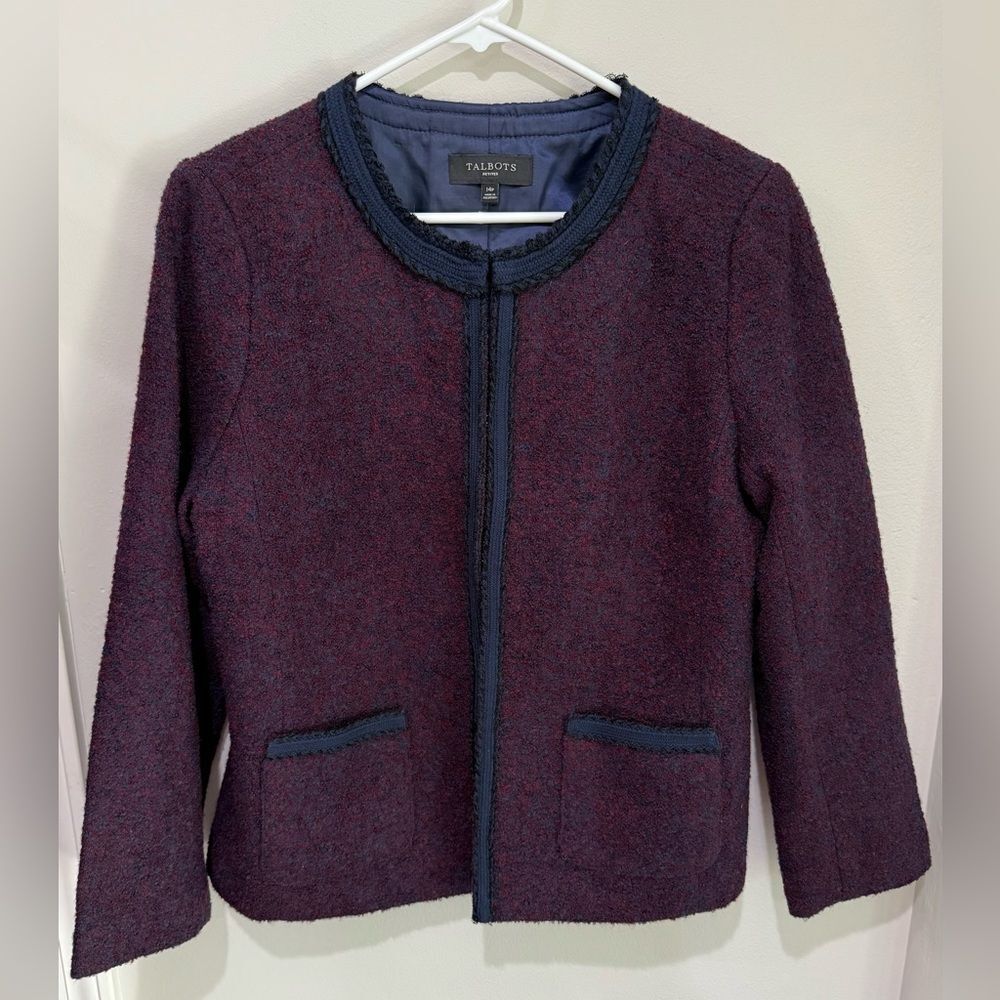 Talbots Petite Knit Jacket
